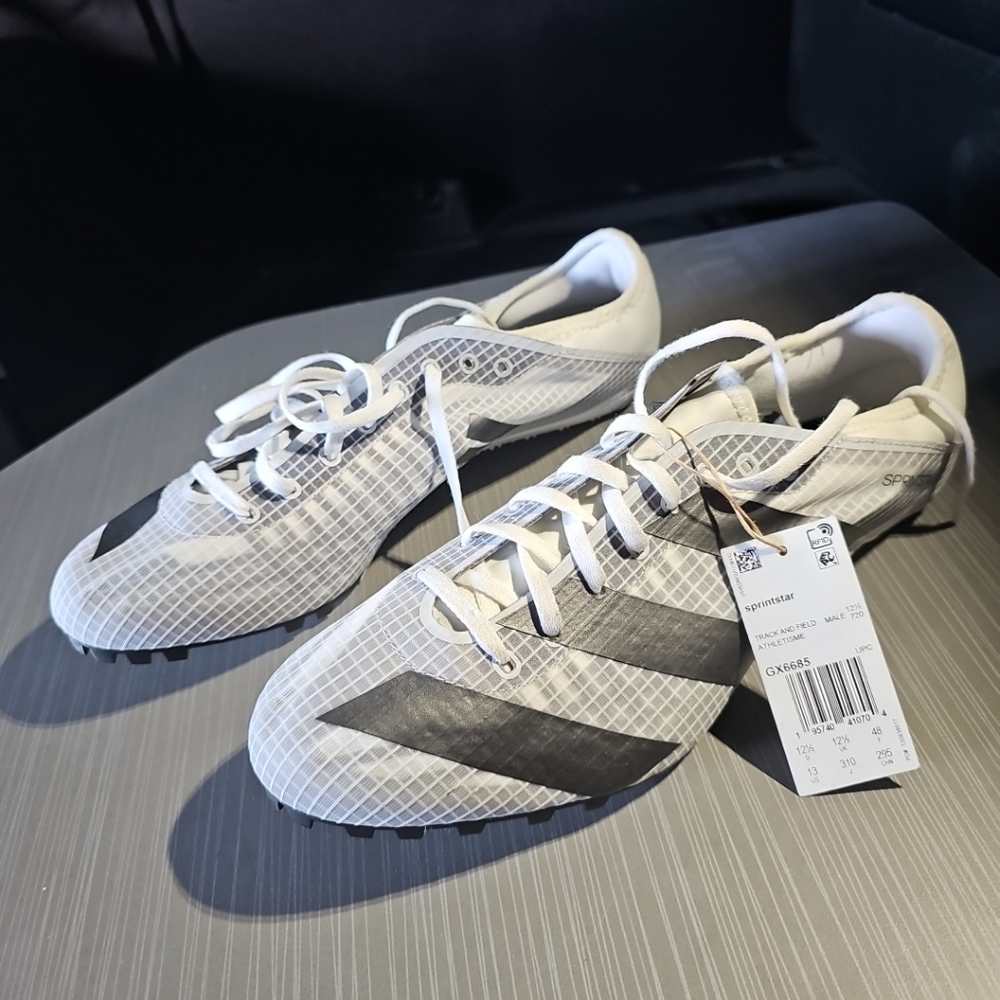 Adidas SPRINTSTAR Track & Field Sprinting Spike Shoes GX6685 Men's‎ Size 13 NWT